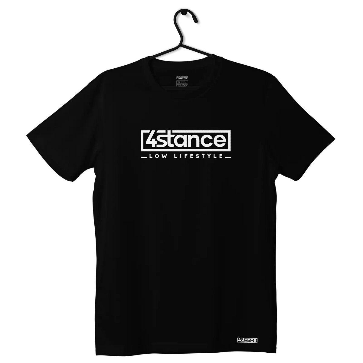 Zdjęcia - Odzież motocyklowa Classic T-shirt koszulka 4STANCE  czarna-S 