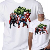 T-Shirt KOSZULKA AVENGERS MARVEL IRON MAN L 0262 JHK