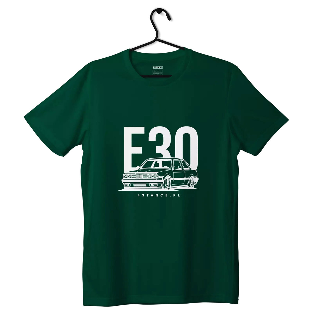 Zdjęcia - Odzież motocyklowa BMW T-shirt koszulka  E30 Classic Butelkowa zieleń-XXL 