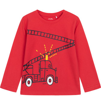 T-shirt Koszulka chłopięca dziecięca bawełniana Wóz Strażacki 110 Endo - Endo