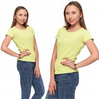 T-Shirt Koszulka Damska Bawełniana Modna Moraj M Lemon