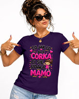 T-SHIRT KOSZULKA DAMSKA CO JAK CO ALE CÓRKA CI SIĘ UDAŁA NA DZIEŃ MAMY XL