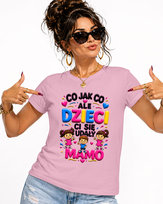 T-SHIRT KOSZULKA DAMSKA CO JAK CO ALE DZIECI CI SIĘ UDAŁY NA DZIEŃ MAMY XXL