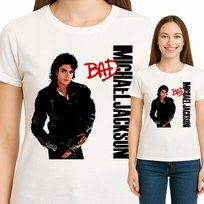 T-Shirt KOSZULKA DAMSKA MICHAEL JACKSON PREZENT M 0829 FRUIT OF THE LOOM