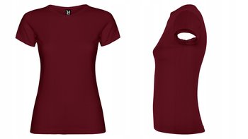 T-shirt Koszulka Damska MIĘKKA BAWEŁNA Roly JAMAICA 6627 BORDOWY Garnet M - ROLY