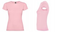 T-shirt Koszulka Damska MIĘKKA BAWEŁNA Roly JAMAICA 6627 RÓŻ Light M ROLY