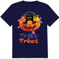T-Shirt Koszulka Dla Dziecka Halloween Słodycze Albo Psikus 140 Jakość PolskaKoszulka
