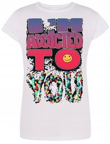 T-Shirt Koszulka Dla Par Addicted Rozm.M