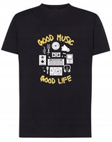 T-Shirt koszulka Dobra Muzyka Dobre Życie r.XS