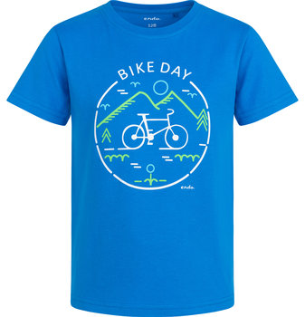 T-shirt Koszulka dziecięca chłopięca 116 Bawełna MTB Rower niebieski Endo - Endo