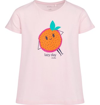 T-shirt Koszulka dziewczęca dziecięca Bawełna 110 różowy Pomarańcza Endo - Endo