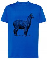 T-Shirt koszulka fajny duży nadruk Alpaka r.L