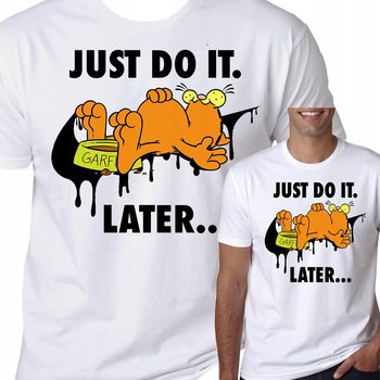 T-Shirt Koszulka Garfield Just Do It Xl 0768 - Inna marka