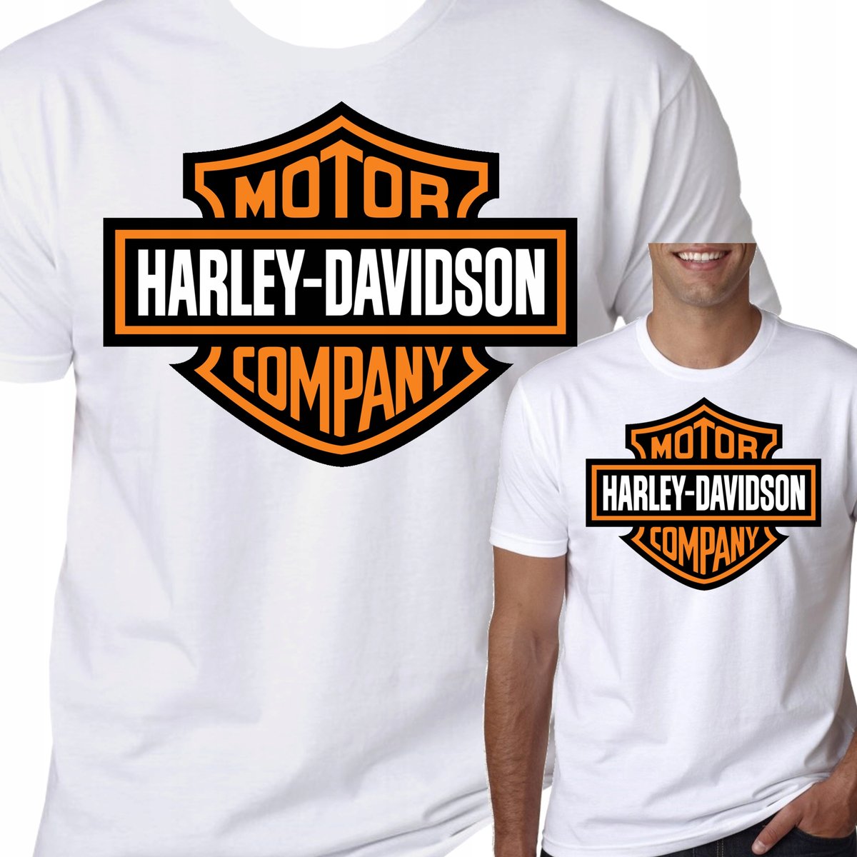 T-Shirt Koszulka Harley Davidson Na Motor S 0395 - Inna