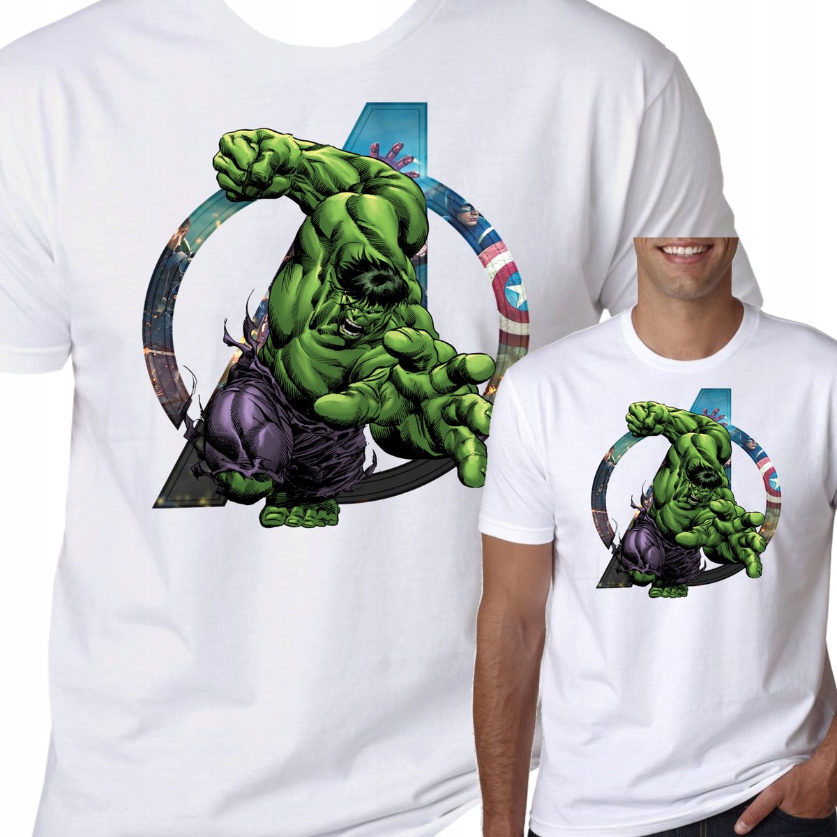 T-Shirt Koszulka Hulk Avengers Marvel Xxl 0411 - Inna Marka | Moda ...