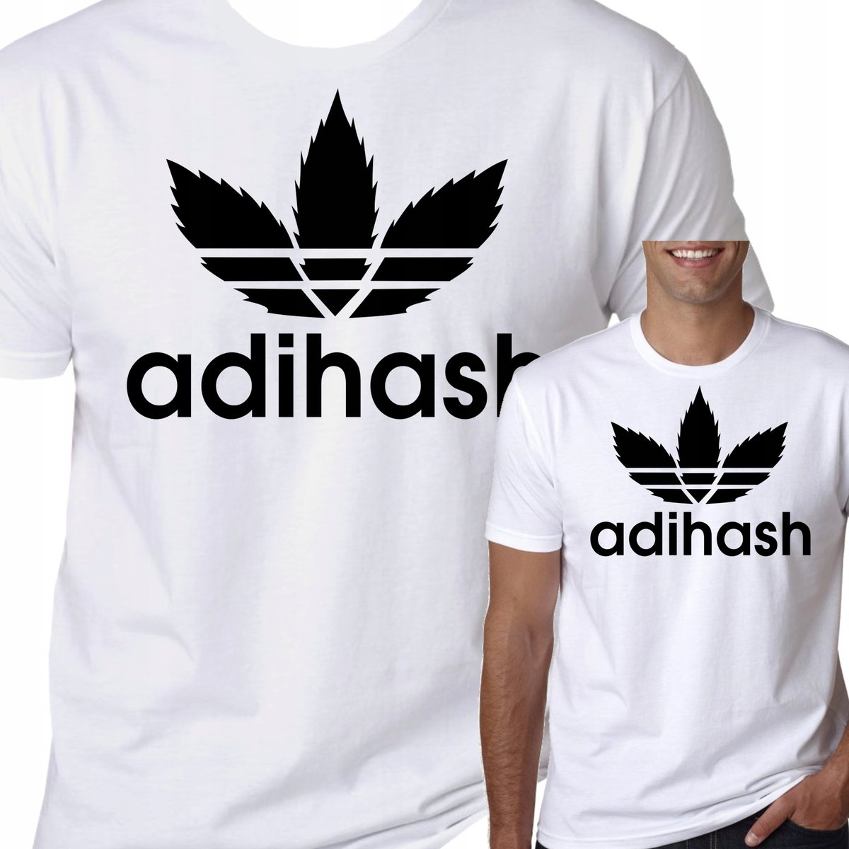 T-Shirt KOSZULKA MARIHUANA GANJA ADIHASH XL 0375 - Inna marka | Moda ...
