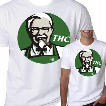 T-Shirt KOSZULKA MARIHUANA GANJA KFC THC XXL 0388 - Inna marka