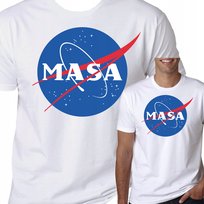 T-Shirt KOSZULKA MASA NASA SIŁOWNIA PREZENT S 0461 JHK