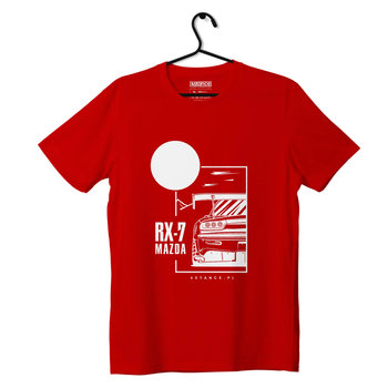 T-shirt koszulka Mazda RX-7 czerwona-XS - producent niezdefiniowany