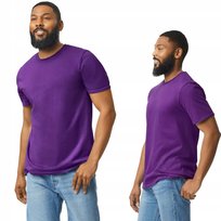 T-shirt Koszulka Męska Bawełna SOFTSTYLE Gildan GI64000 FIOLET Purple 2XL GILDAN