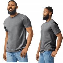T-shirt Koszulka Męska Bawełna SOFTSTYLE Gildan GI64000 SZARY Charcoal M GILDAN