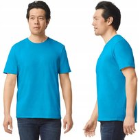 T-shirt Koszulka Męska Bawełna SOFTSTYLE Gildan GI64000 TURKUSOWA S GILDAN