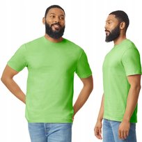 T-shirt Koszulka Męska Bawełna SOFTSTYLE Gildan GI64000 ZIELONY Lime S GILDAN