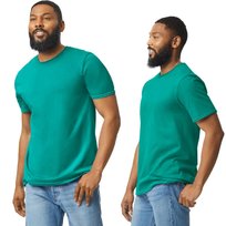 T-shirt Koszulka Męska Bawełna SOFTSTYLE Gildan GI64000 ZIELONY Morski L GILDAN