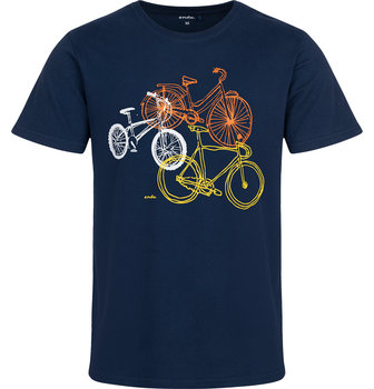 T-shirt Koszulka Męska  Bawełna z Rowerami  L z nadrukiem Endo - Endo