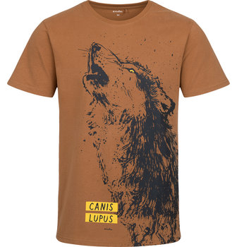 T-shirt Koszulka Męska  Bawełna z Wilkiem  L  nadrukiem  Endo - Endo