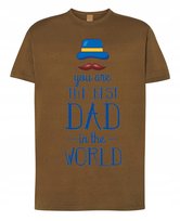 T-Shirt Koszulka męska World Best Dad r.L