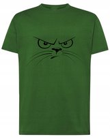 T-Shirt koszulka nadruk kreskówkowy kot r.3XL
