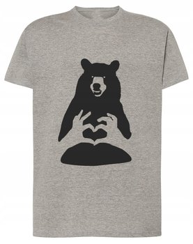 T-Shirt koszulka nadruk Niedźwiedź LOVE r.XXL - Inna marka