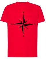 T-Shirt koszulka nadruk Róża wiatrów KOMPAS r.XS