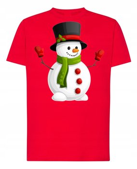 T-Shirt Koszulka nadruk Świąteczny Bałwan R.XL - Inna marka