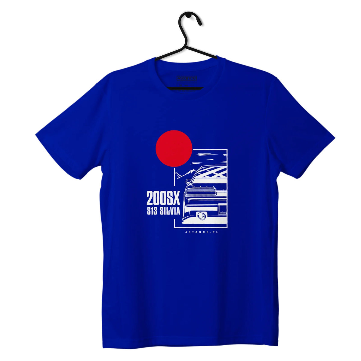 Zdjęcia - Odzież motocyklowa Nissan T-shirt koszulka  200SX S13 JDM niebieska-3XL 