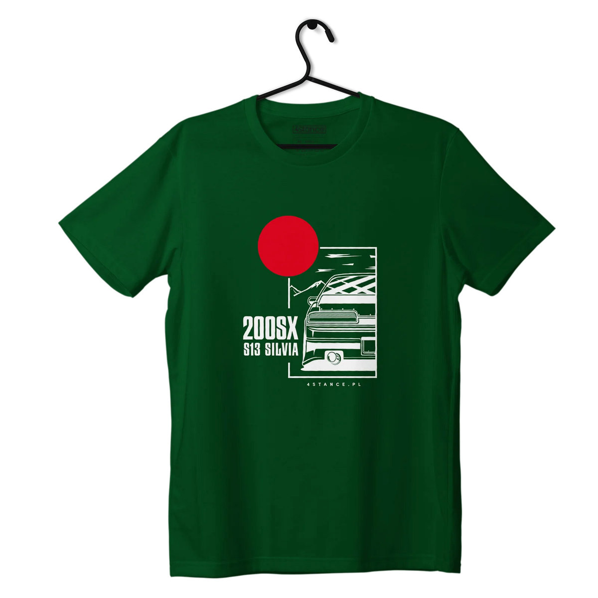 Фото - Мотоодяг Nissan T-shirt koszulka  200SX S13 JDM zielona-L 