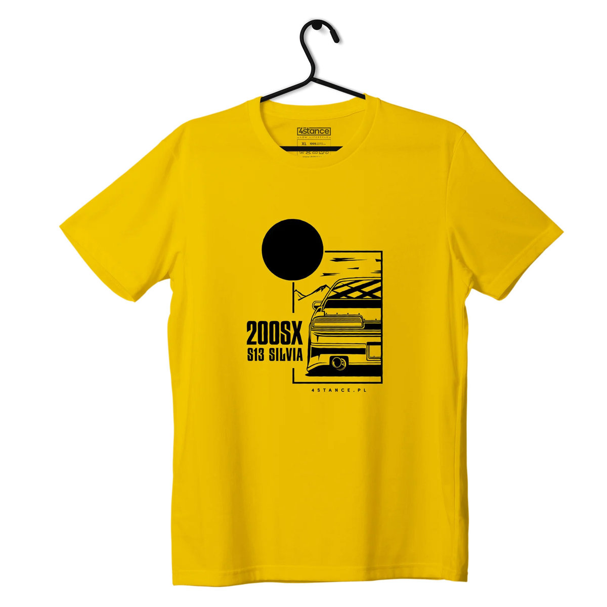 Zdjęcia - Odzież motocyklowa Nissan T-shirt koszulka  200SX S13 JDM żółta-S 