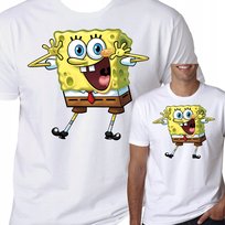 T-Shirt KOSZULKA SPONGEBOB PREZENT BAJKA M 0616 JHK
