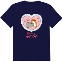 T-SHIRT KOSZULKA WALENTYNKI BE MY VALENTINE PUSHEEN CAT 104 PREZENT JAKOŚĆ