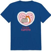 T-SHIRT KOSZULKA WALENTYNKI BE MY VALENTINE PUSHEEN CAT 164 PREZENT JAKOŚĆ