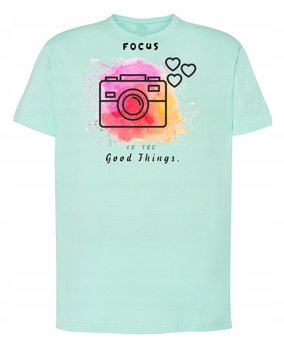 T-Shirt męski Aparat Focus on the Good Things M - Inna marka