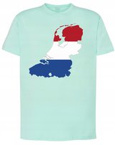 T-Shirt męski Holandia Flaga Państwa r.L
