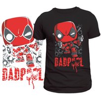 T-Shirt Męski Koszulka Deadpool Super Zabawny Nadruk Dadpool Dzień Ojca 3Xl Szumila