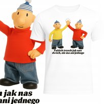 T-Shirt Męski Koszulka Do Pracy Nadruk Sąsiedzi Pat I Mat Prezent L Szumila