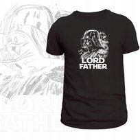 T-SHIRT MĘSKI KOSZULKA NADRUK LORD FATHER STAR WARS PREZENT DZIEŃ OJCA XL Szumila