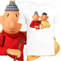 T-Shirt Męski Koszulka Nadruk Sąsiedzi Pat I Mat Bajka Klasyk Prezent M Szumila