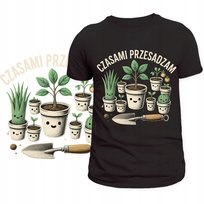 T-Shirt Męski Koszulka Super Nadruk Czasami Przesadzam Śmieszny Prezent M Szumila