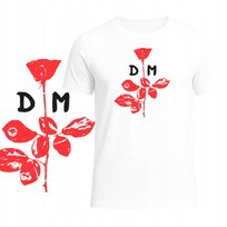 T-Shirt Męski Koszulka Super Nadruk Depeche Mode Róża Mega Hit Prezent S Szumila