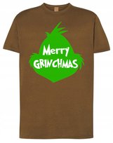 T-Shirt męski nadruk Grinch Świąt Nie Będzie Wesołych Świąt Prezent r.L
